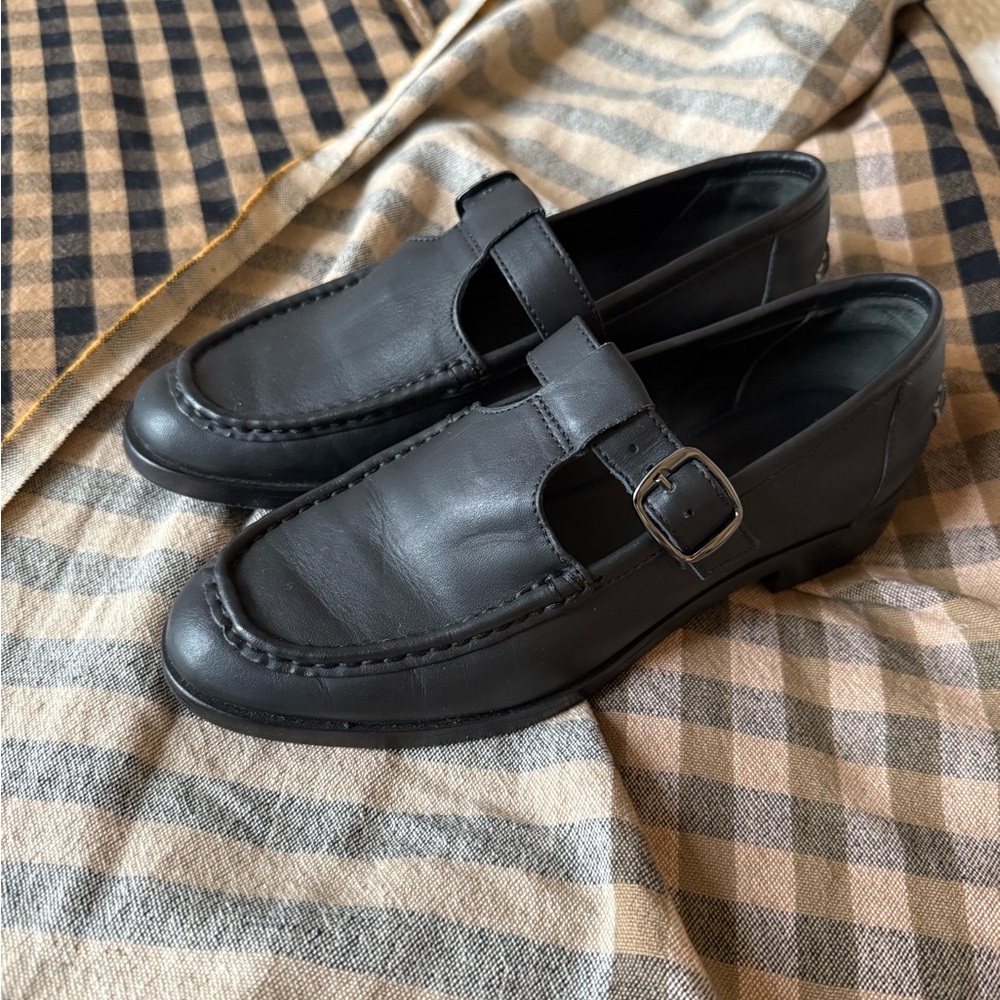 Everlane Black Mary-Jane Loafers